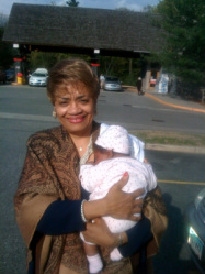 Carole with Baby Gabrielle